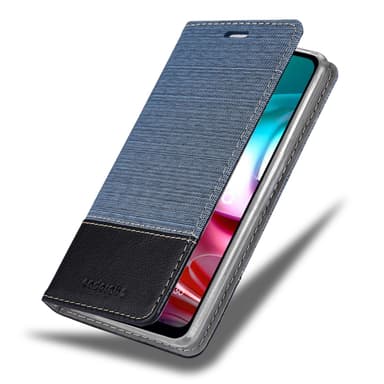 Motorola MOTO G10 / G30 Pungetui Cover Case (Blå)