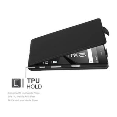 Sony Xperia Z5 COMPACT Pungetui Flip Cover (Sort)