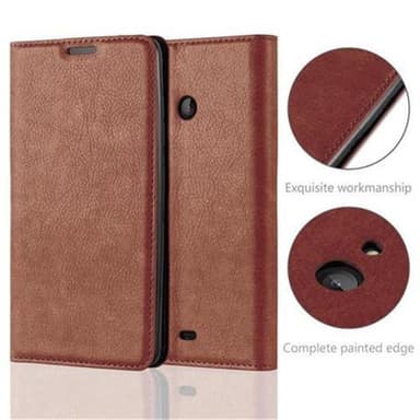 Nokia Lumia 540 Cover Etui Case (Brun)