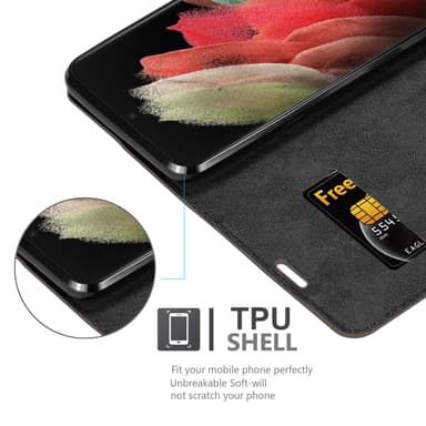 Samsung Galaxy S21 ULTRA Cover Etui Case (Brun)