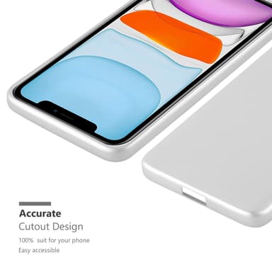 iPhone 11 Cover Etui Case (Sølv)