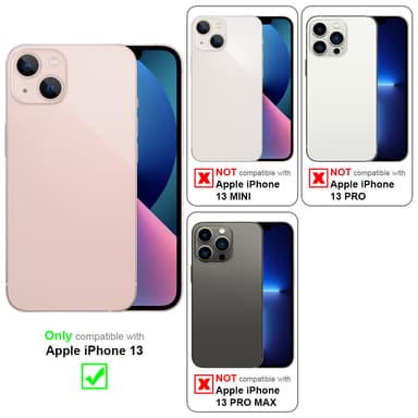 iPhone 13 Cover Etui Case (Hvid)