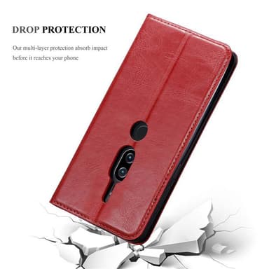 Sony Xperia XZ2 PREMIUM Cover Etui Case (Rød)