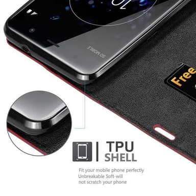 Sony Xperia XZ2 PREMIUM Cover Etui Case (Rød)