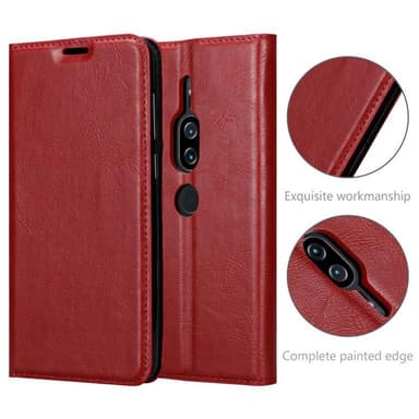 Sony Xperia XZ2 PREMIUM Cover Etui Case (Rød)