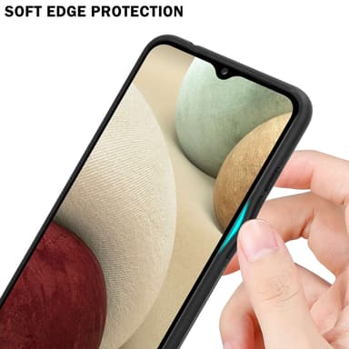 Cover Samsung Galaxy A12 / M12 Etui Case (Sort)
