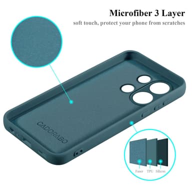 Redmi Note 13 4G Cover Etui Case (Grøn)