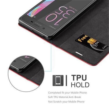 Sony Xperia X Cover Etui Case (Rød)