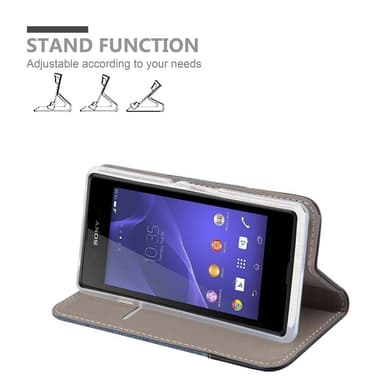 Sony Xperia E3 Pungetui Cover Case (Blå)