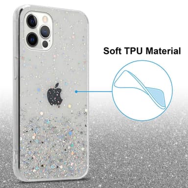 iPhone 12 PRO MAX Cover Etui Case (Gennemsigtig)