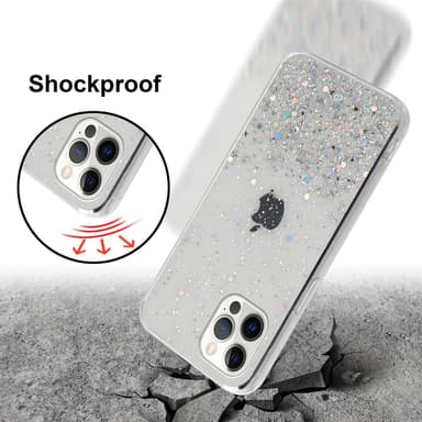 iPhone 12 PRO MAX Cover Etui Case (Gennemsigtig)
