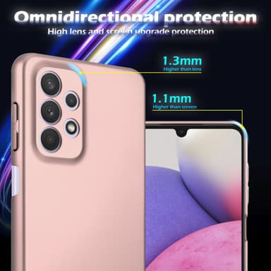 Samsung Galaxy A33 5G Cover Etui Case (Lyserød)