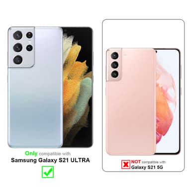 Samsung Galaxy S21 ULTRA Cover Etui Case (Sort)