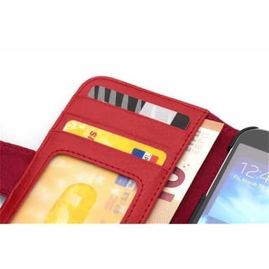 Samsung Galaxy NOTE 3 NEO Pungetui Cover (Rød)