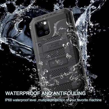 iPhone 12 PRO Etui Outdoor Cover (Sort)