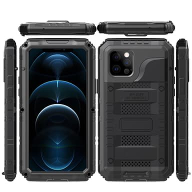 iPhone 12 PRO Etui Outdoor Cover (Sort)