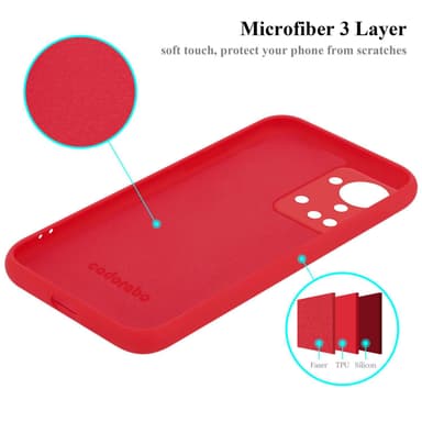 OnePlus Nord 2T Cover Etui Case (Rød)