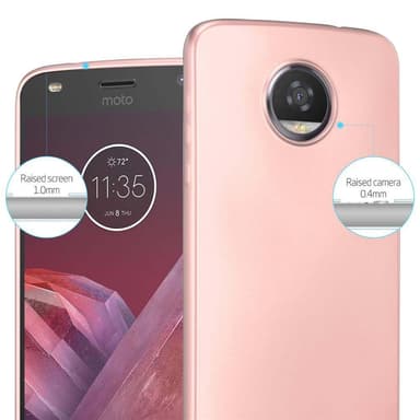 Motorola MOTO Z2 Cover Etui Case (Lyserød)
