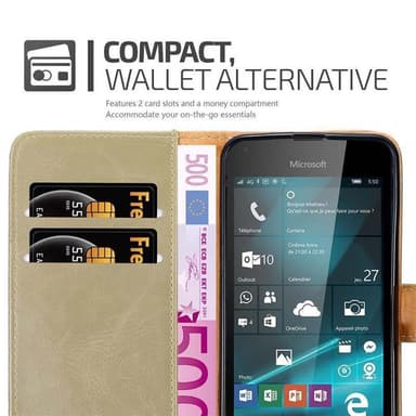 Cover Nokia Lumia 550 Etui Case (Brun)