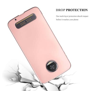Motorola MOTO Z2 Cover Etui Case (Lyserød)