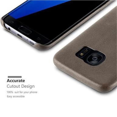Samsung Galaxy S7 EDGE Etui Case Cover (Brun)