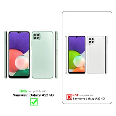 Cover Samsung Galaxy A22 5G Etui Case (Sort)