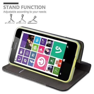 Nokia Lumia 630 / 635 Pungetui Cover Case (Grå)