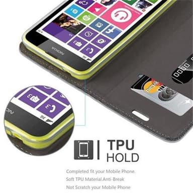 Nokia Lumia 630 / 635 Pungetui Cover Case (Grå)