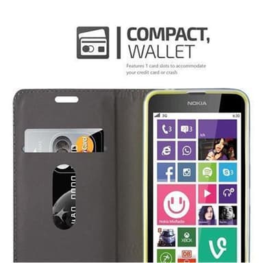 Nokia Lumia 630 / 635 Pungetui Cover Case (Grå)
