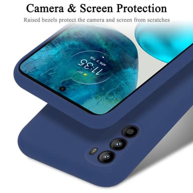 Motorola MOTO G52 4G / G82 5G Cover Etui Case (Blå)