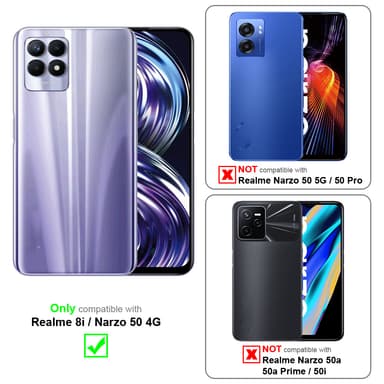 Realme 8i / Narzo 50 4G 3x Skærmbeskytter