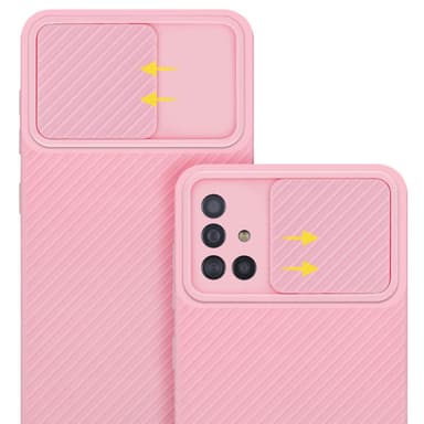 Samsung Galaxy A51 4G / M40s Cover Etui Case (Lyserød)