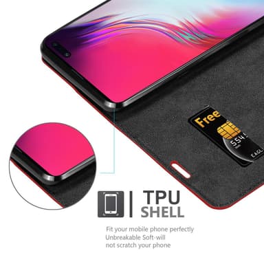 Samsung Galaxy S10 5G Cover Etui Case (Rød)