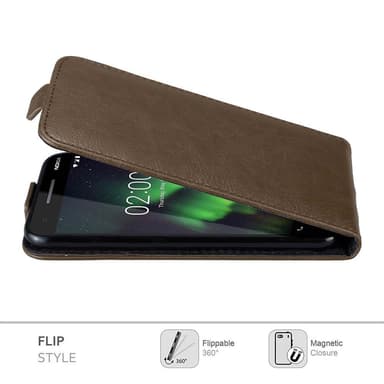 Nokia 2.1 Pungetui Flip Cover (Brun)