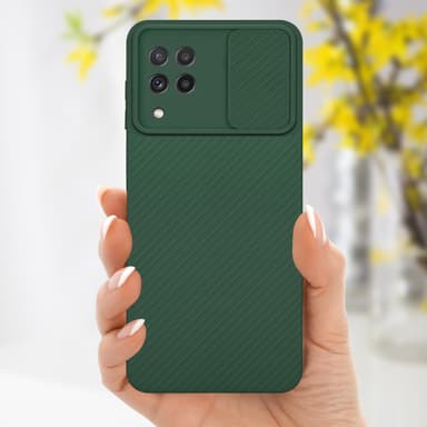Samsung Galaxy A22 4G Cover Etui Case (Grøn)