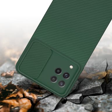 Samsung Galaxy A22 4G Cover Etui Case (Grøn)