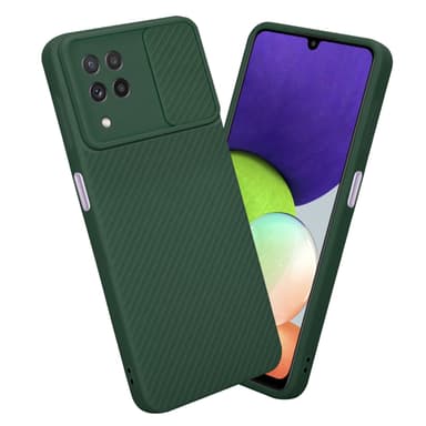 Samsung Galaxy A22 4G Cover Etui Case (Grøn)