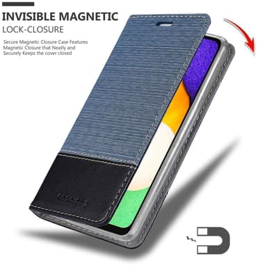 Samsung Galaxy A13 5G Pungetui Cover Case (Blå)