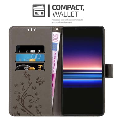 Sony Xperia 1 / Xperia XZ4 Pungetui Cover Case (Grå)