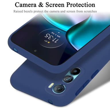 Motorola EDGE 30 Cover Etui Case (Blå)