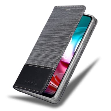 Motorola MOTO G10 / G30 Pungetui Cover Case (Grå)