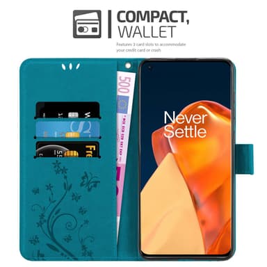 OnePlus 9 PRO Pungetui Cover Case (Blå)
