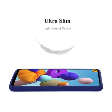 Cover Samsung Galaxy A21s Etui Case (Blå)