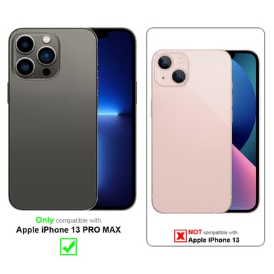 iPhone 13 PRO MAX Pungetui Cover Case (Sort)