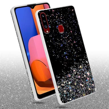 Samsung Galaxy A20s Cover Etui Case (Sort)