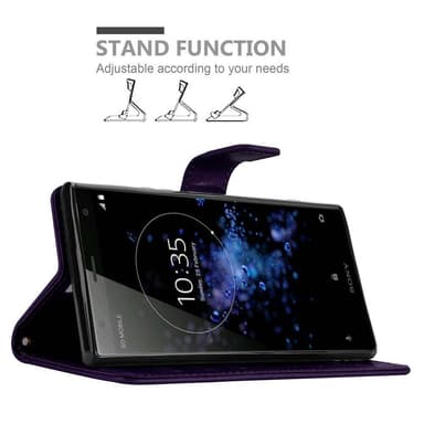 Sony Xperia XZ2 Pungetui Cover Case (Lilla)
