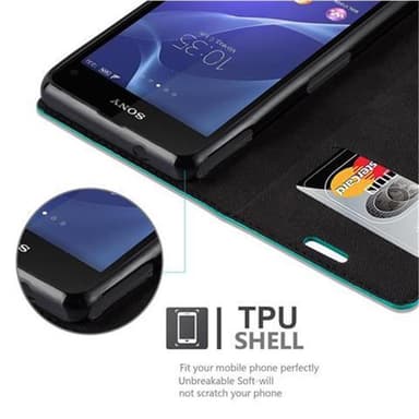 Sony Xperia Z1 COMPACT Cover Etui Case (Turkis)