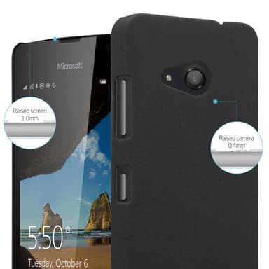 Nokia Lumia 550 Cover Etui Case (Sort)