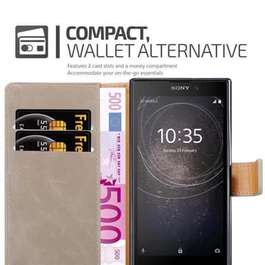 Cover Sony Xperia L2 Etui Case (Brun)