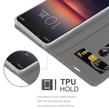 Sony Xperia 1 II Pungetui Cover Case (Grå)
